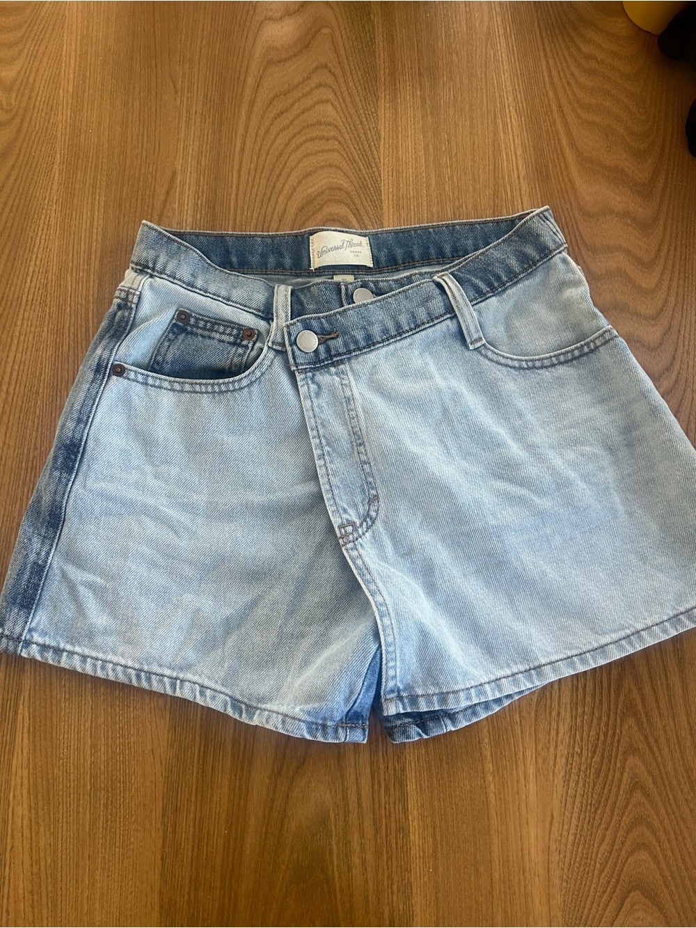 Universal Thread Light Blue High Waist Denim Skort